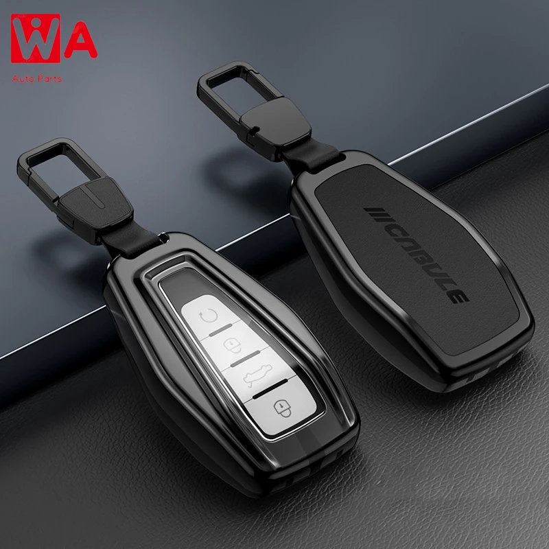 

Aluminum Alloy TPU Car Remote Key Fob Case Cover For Geely Coolray 2019-2020 Atlas Boyue NL3 Emgrand X7 EX7 SUV GT GC9 Borui