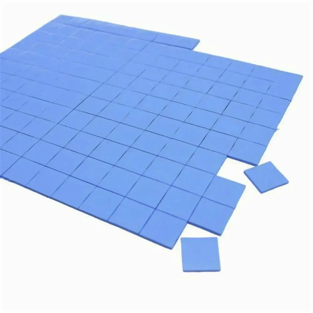 100pcs/sheet Heatsink Thermal Pad CPU Heat Sink Cooling Conductive Silicone Pad 100*100*0.5mm Paste Processor Accessories