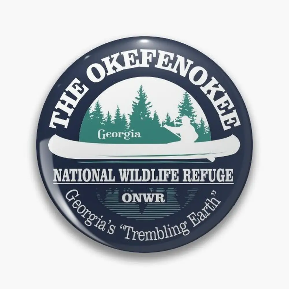 The Okefenokee (CT) Pin Buttons Brooches  Jewelry Accessory Customize Brooch Fashion Lapel Badges