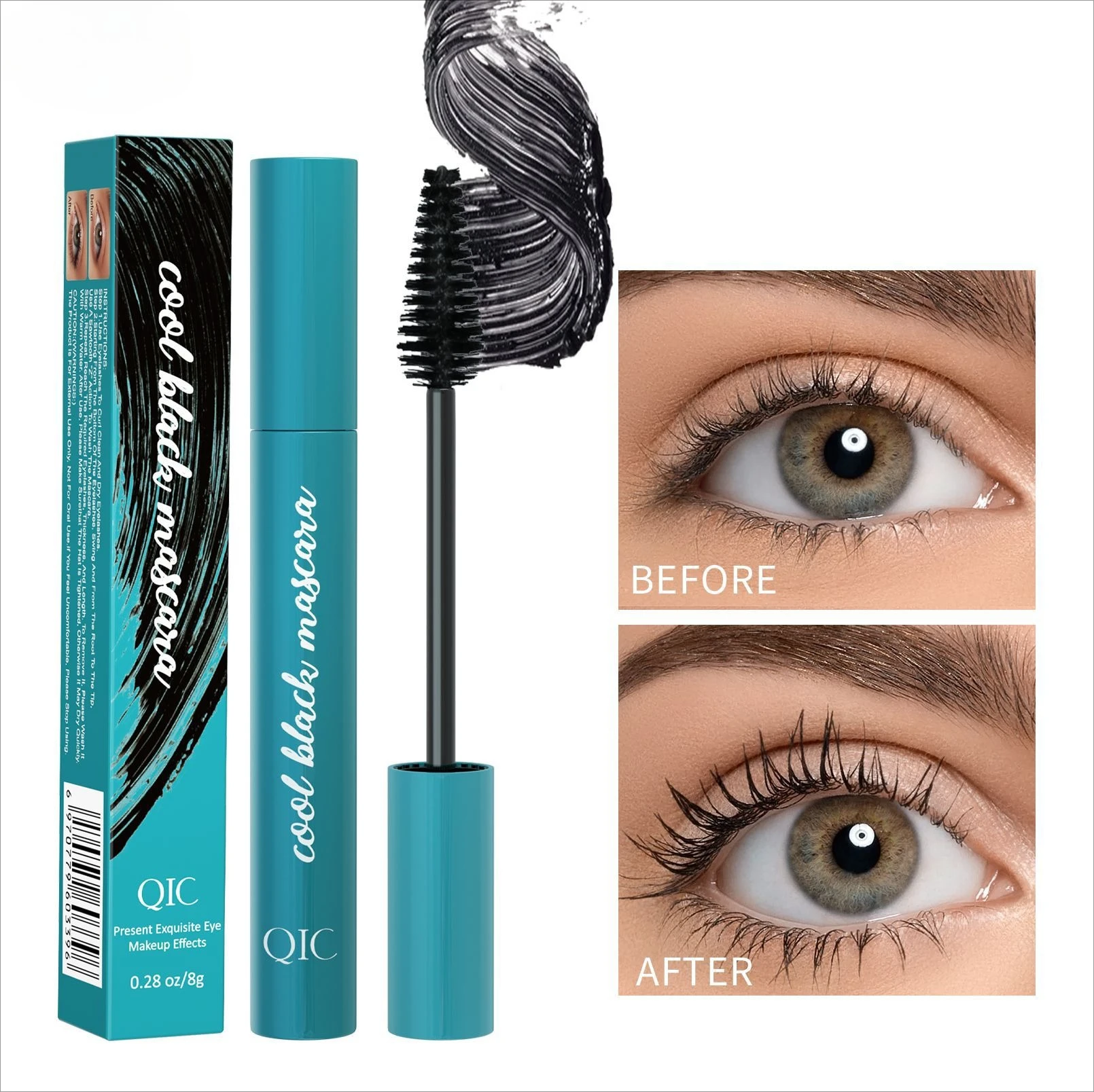 Setting Mascara Dikke krul Waterdicht Transpiratie Niet-vlekkend Lange Mascara Primer Schoonheid op voorraad