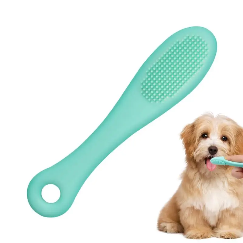 Cat Finger Toothbrush Cat Chin Cleaner Soft Silicone Cat Dog Tooth Brushing Easy To Clean Teeth Brush Food Grade Silicone Dog