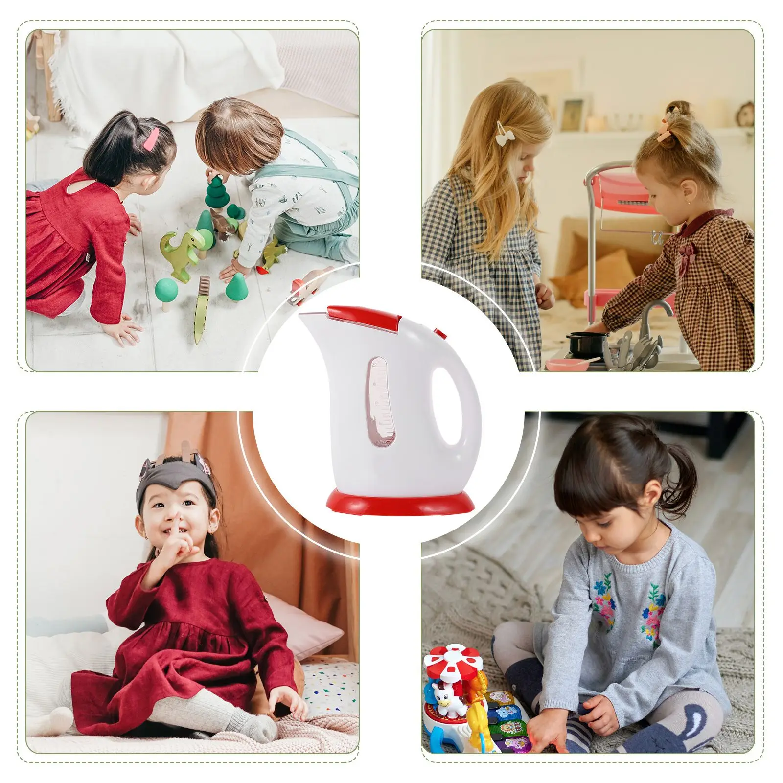 Hoge kwaliteit kinderspeelgoed Plastic waterkoker Speelgoed Kinderen Keukenspeelgoed Muziek Lichtgevende apparaten Fantasiespel Creatief Educatief