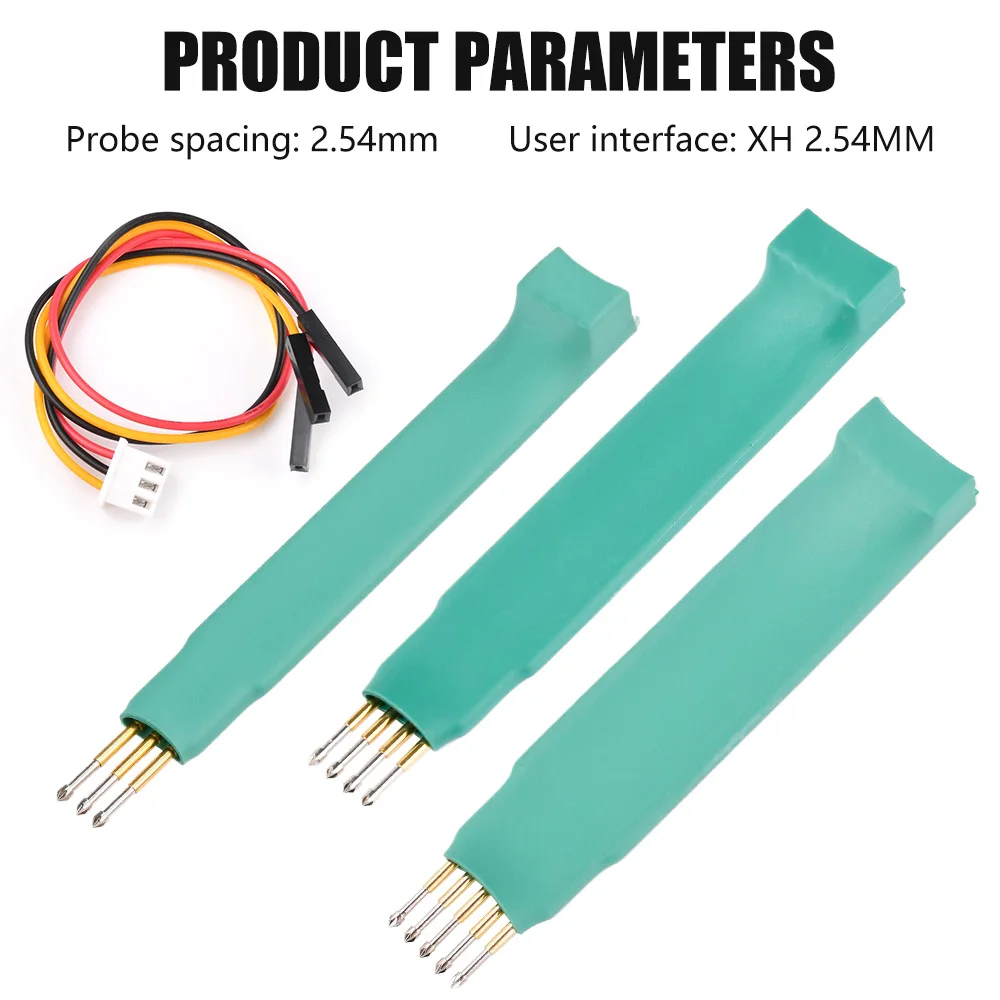 Programmierstift 2,54 mm Rastermaß 2P 3P 4P Microchip Federstifte Testsonde mit DuPont-Kabeln, Pogo-Pin für STC, STM32, STM8 Programmierung – Detail 15