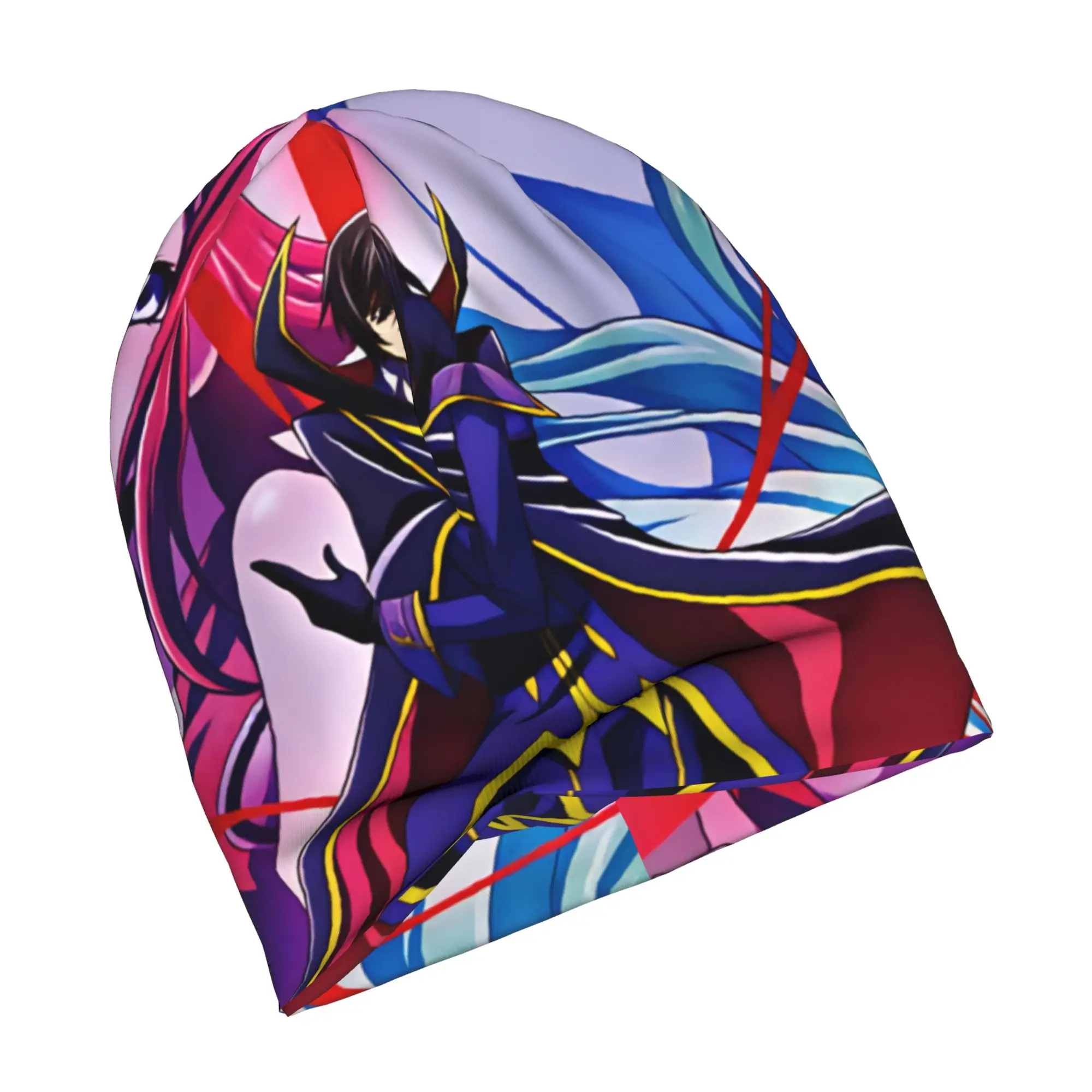 Code Geass Lelouch of the Rebellion Bonnet Hats  Street Knit Hat For Men Women Autumn Winter Warm Anime Skullies Beanies Caps