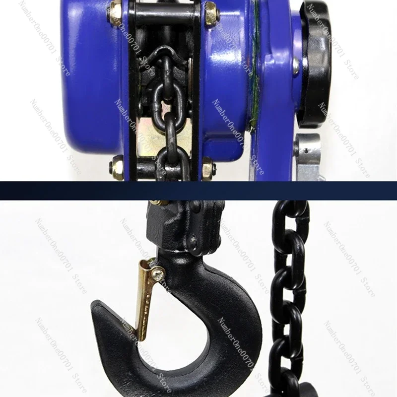 0.75t/1t/1.5t/2t Manual Manganese Steel Hook Wire Manual Traction Hoisting Tool Lever Small Hand Chain Manual Traction Hoist 3M