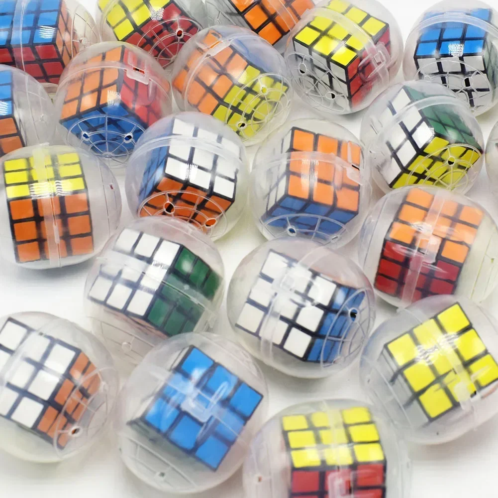 

12/24 Pcs Puzzle Cube Surprise Capsule Egg Ball Educational Toys Kids Birthday Party Favors Pinata Filler Rewards Giveaway Gift