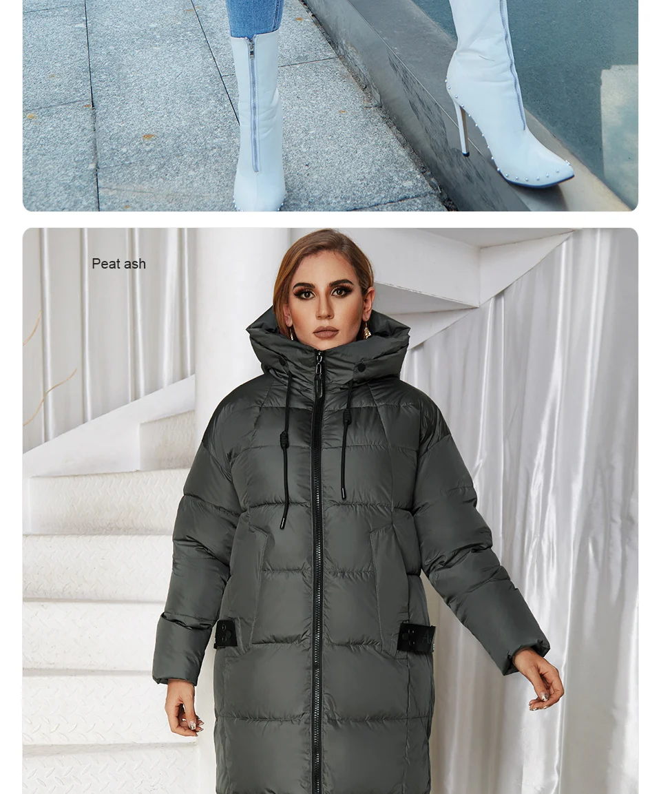 Astrid 2022 Winter new arrival down jacket women loose clothing outerwear quality with hood Plus Size fashion style coat AR-7038