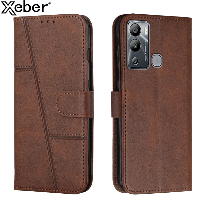 Роскошный кожаный чехол-кошелек для Infinix Hot 20 12 11 11S 10 Play на Infinix Note 12 11 10 Pro с откидной крышкой и пряжкой для слота для карт Роскошный кожаный чехол-кошелек для Infinix Hot 20 12 11 11S 10 Play на Infinix Note 12 11 10 Pro с откидной крышкой и пряжкой для слота для карт