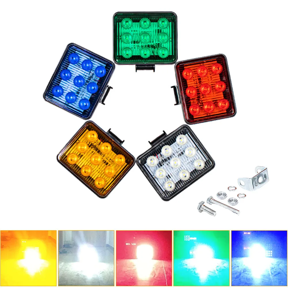 DC12-80V Car Grille LED Strobe Warning Light Flashing Light Truck Beacon Hazard Emergency Traffic Light  Taillight