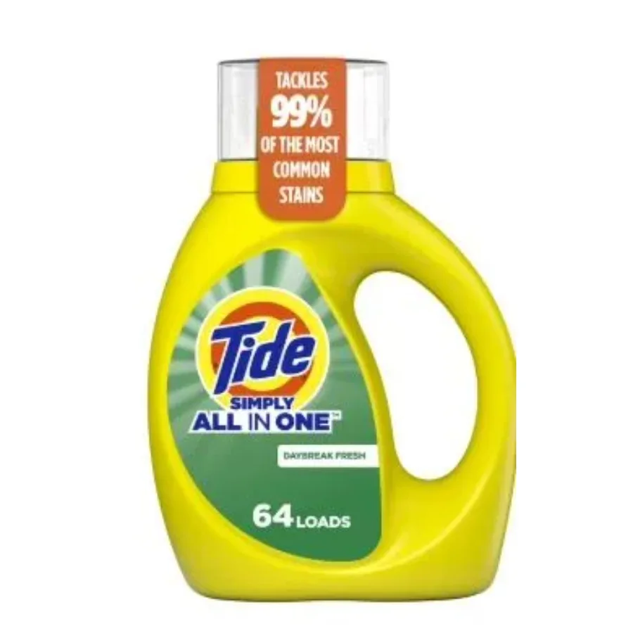 

Жидкое стиральное средство Tide Simply Daybreak Fresh, 64 нагрузки, 84 жидких унций