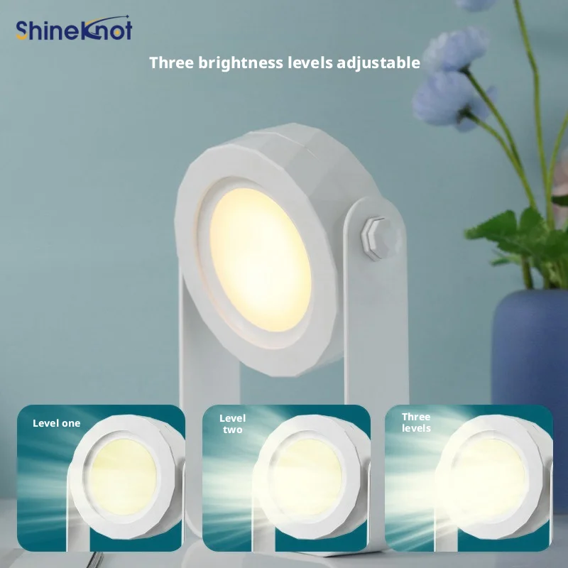 shineknot-led-fill-light-creative-foldable-portable-design-touch-sensitive-rechargeable-three-level-adjustable-mood-lighting