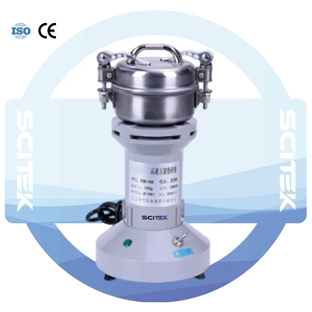High-Speed Stainless Steel Universal Disintegrator 10000-26000 R/min 40~200mesh Output 50/100/200/400 OEM Lab