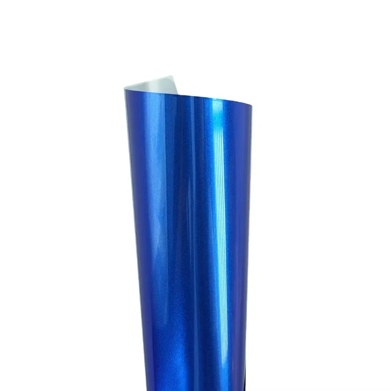 

190Microns High Gloss Abyssal Blue Color Paint Protection Film Roll Self Healing No Yellowing Anti Scratch TPU PPF