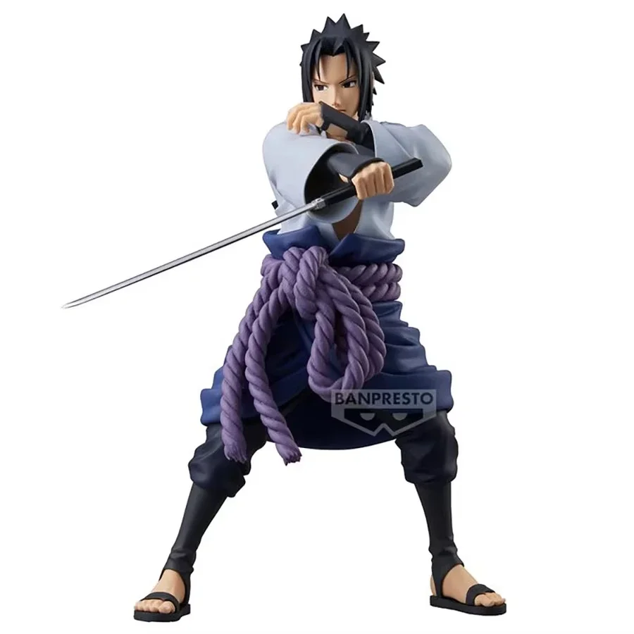 Original Banpresto Action Figurine Naruto Grandista Uchiha Sasuke Shippuden อะนิเมะรูปของเล่นสะสมตุ๊กตาตุ๊กตาเด็กของขวัญ