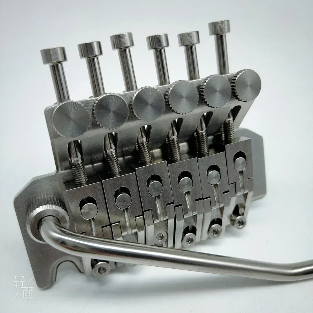 Cross border special supply Guitar Tremolo Bridge Parts Double Locking System Titanium Alloy