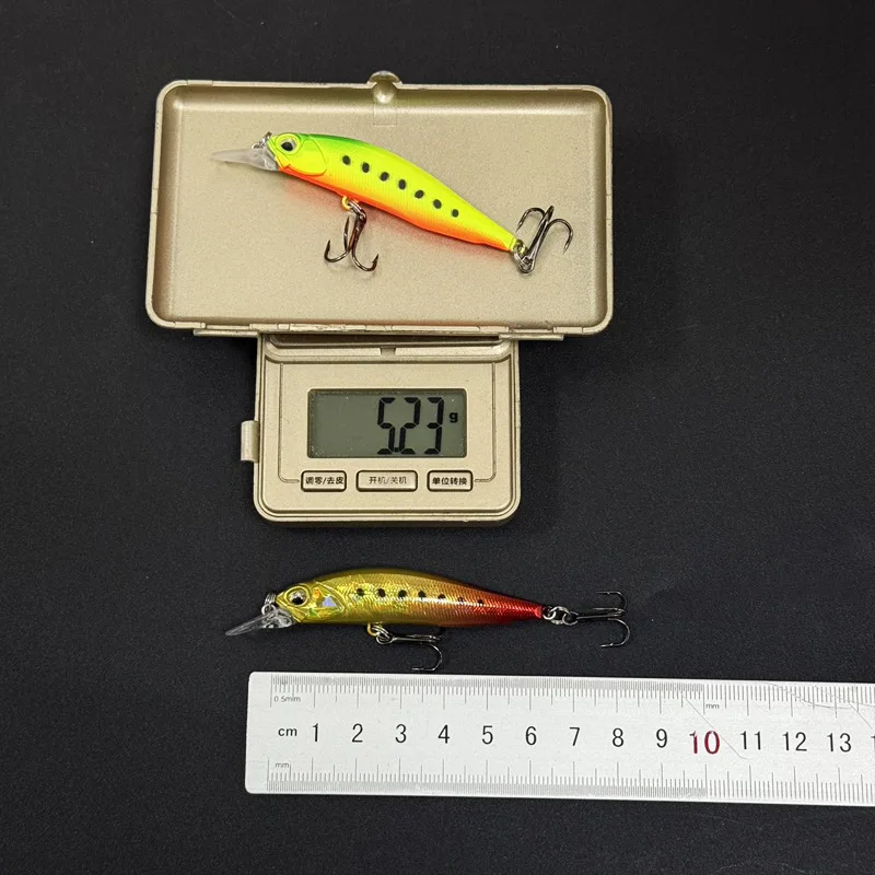 BILLINGS 1 Stück schwimmender künstlicher Köder – 63 cm/5,2 g Mikro-Angelköder für Süß- und Salzwasser, praktisches Angelzubehör – Detail 6