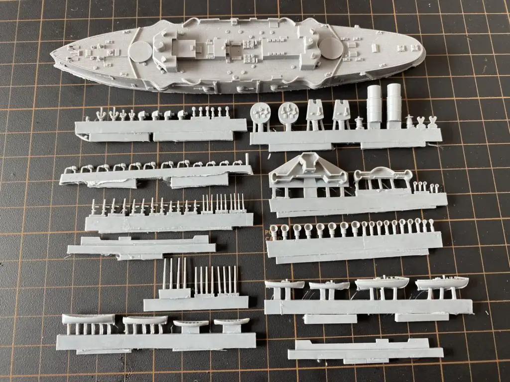 1/700 Soviet Russian Kasuga Armoured Cruiser Ship Toy Assembled Model Hobby