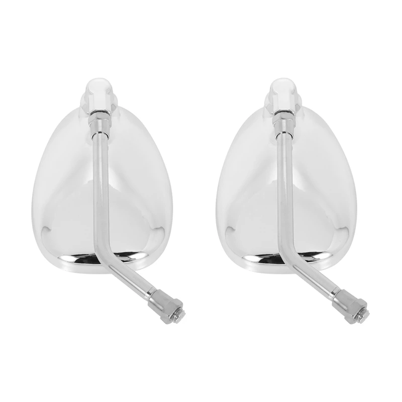 2Pair For Honda Shadow Spirit 750 1100 VTX1300 VTX1800 Chrome Motorcycle Mirrors 10MM