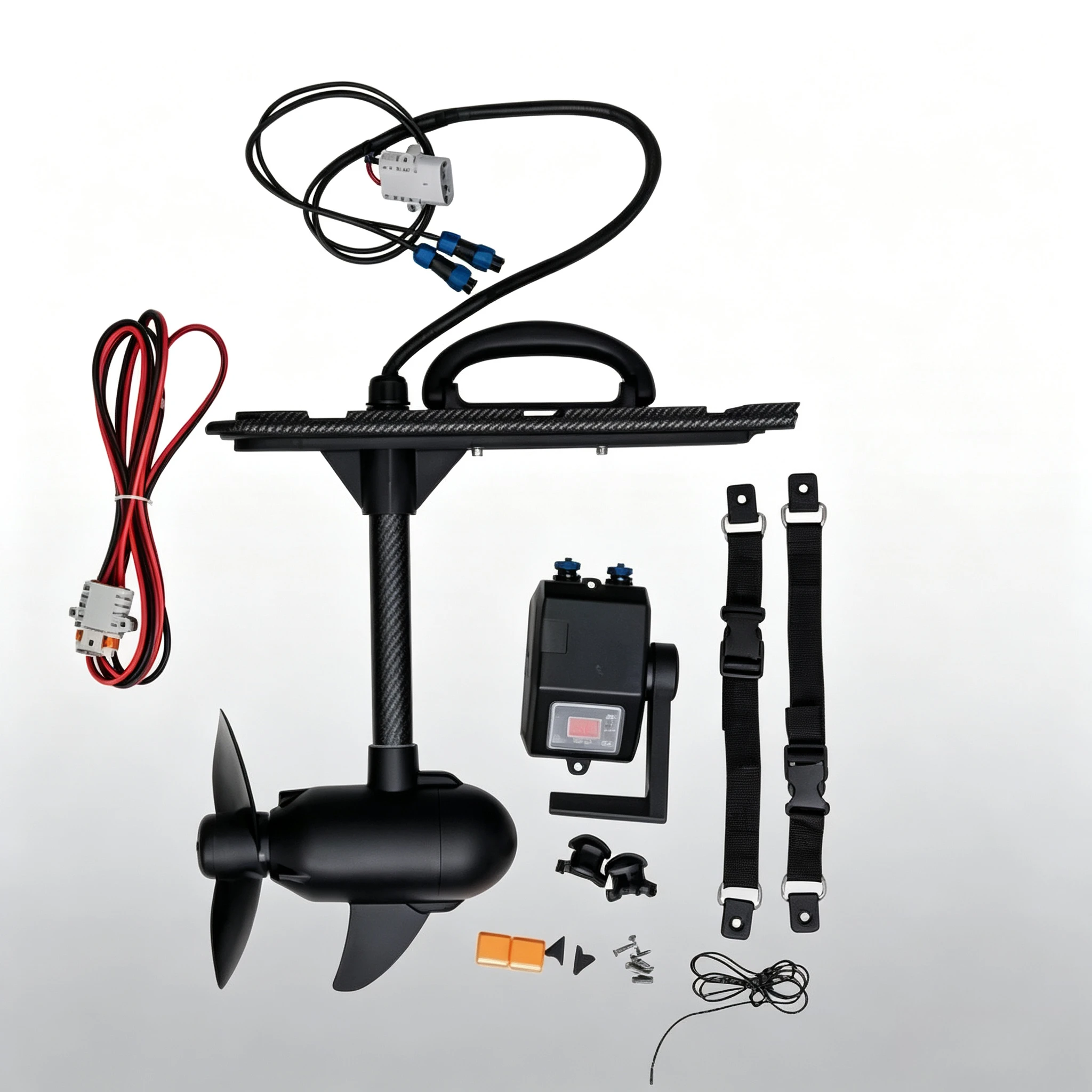 Aluminum Fishing Kayak With 55LBS 65LBS Electric Trolling Motor And Foot Pedal Drive For Outdoor Fishing Use