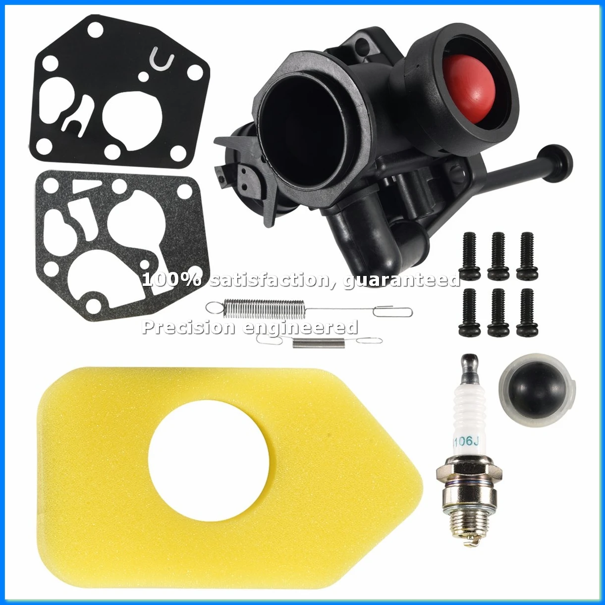 

795477 Carburetor 691859 692211 Governor Spring 698369 Air Filter for &Stratton 795469 794147 699660 794161 498811-A07G