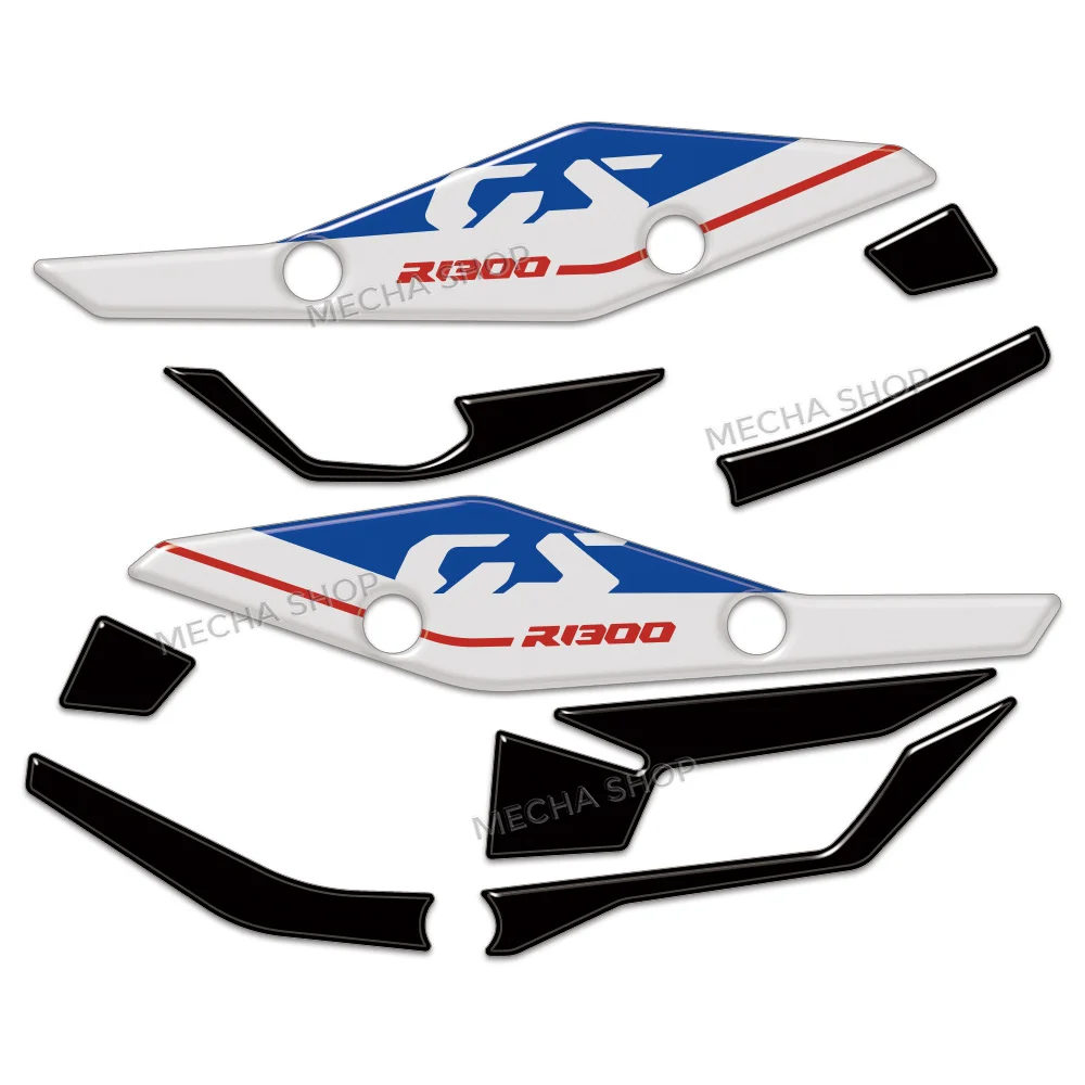 3D Motorcycle Stickers For R1300GS 2025-2026 Door Sill Protection Motorcycle Accessories Resin Decal Protection Kit