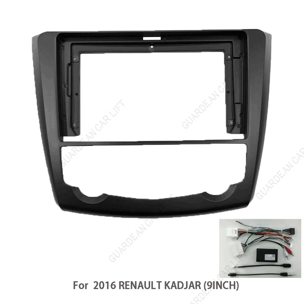 9 Inch Car Radio Fascias Android Stereo Player 2 Din Head Unit Panel Dash Frame For 2016 RENAULT KADJAR