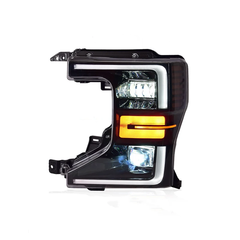 High Quality 20-24 F250 Headlight Assembly Modified LED Headlight Daytime Running Turn Signal White 12V New Fit F250 TT
