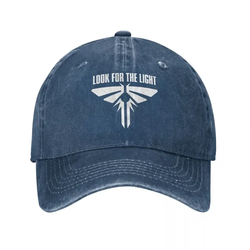 TLOU The Last Of Us Baseball Caps Classic Distressed Denim Look For The Light Firefly Logo Snapback Cap Unstructured Caps Hat