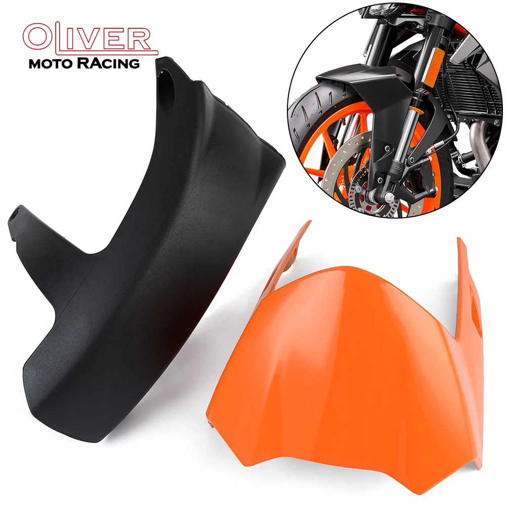 Front Wheel Hugger Fender Mudguard Mud Splash Guard For KTM Duke 125 250 390 Duke390 Duke250 Duke120 2017-2024