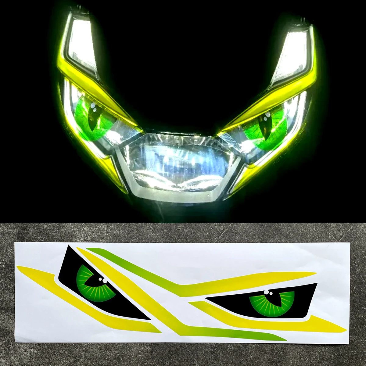 For PCX160 PCX 160 Moto Body Headlight Eyes Vinyl Stickers Tint Transparent Decal Motorcycle Accessories Waterproof Decals