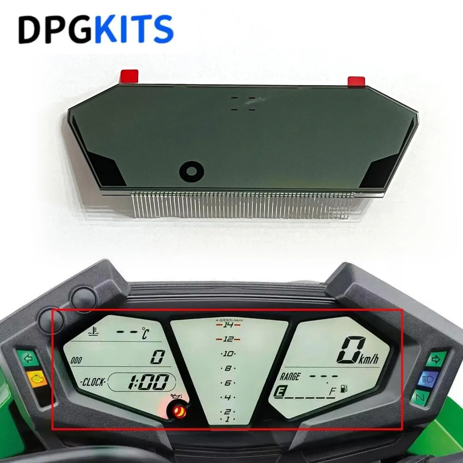 

880028 KA0487001 ЖК-дисплей приборной панели для Kawasaki Z800 ZR800A Спидометр 2013-2016