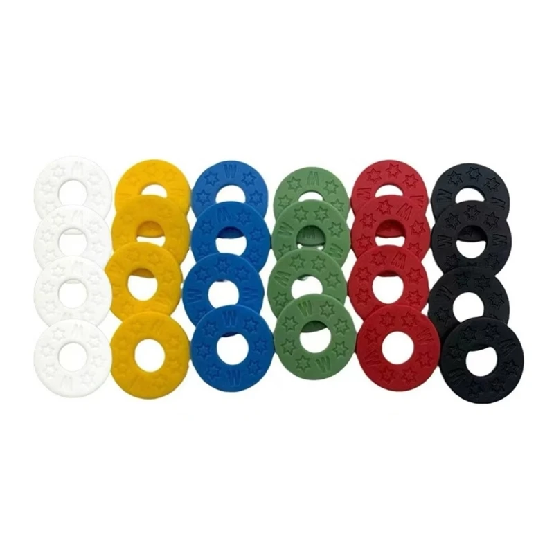 5Pcs Multipurpose Rubber Strap Locks for Musicians Quick Releases and Ergonomic Design Guitar Bass Ukulele Strap Lock