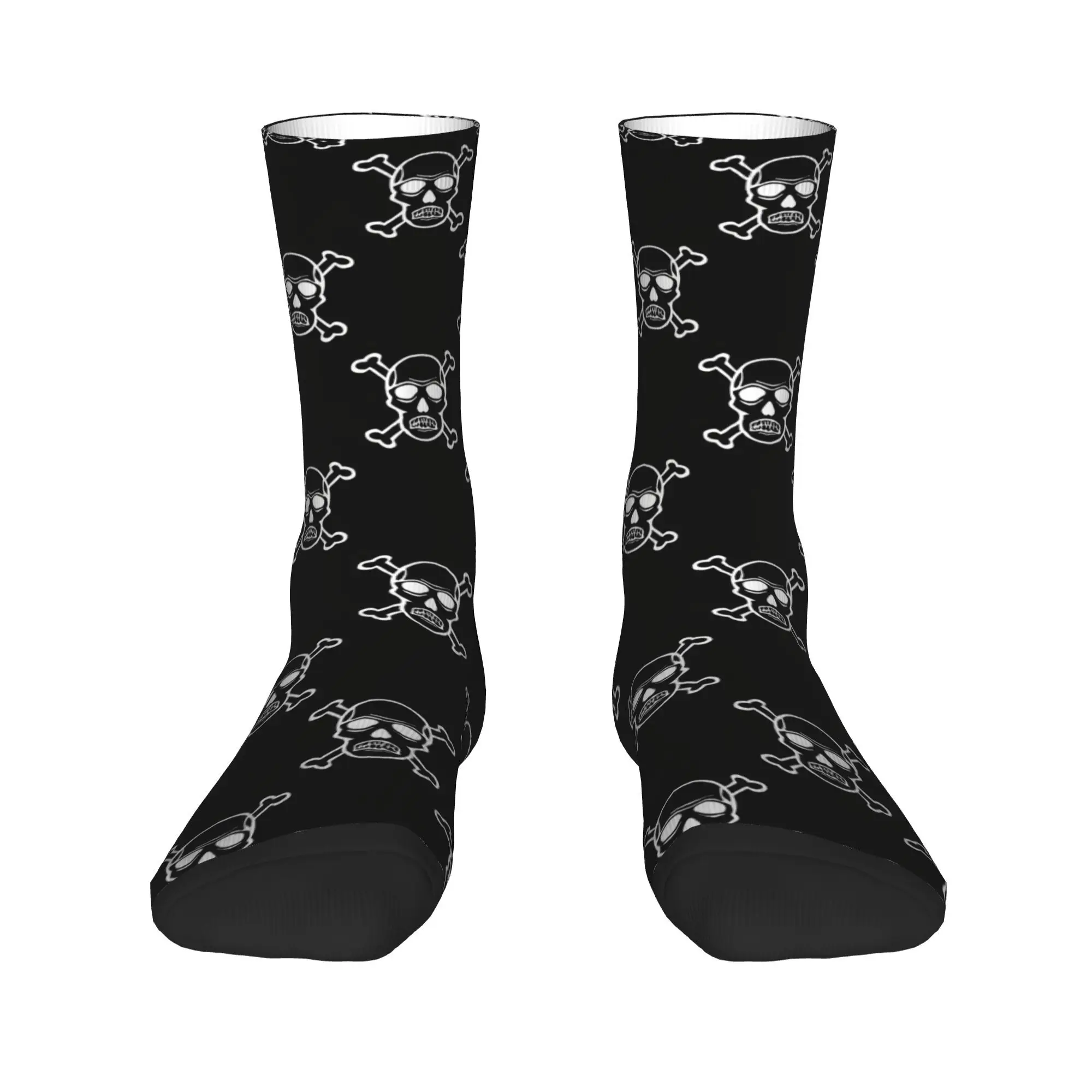 هالوين الجمجمة العظام (2) جوارب تصميم الترفيه الجوارب الربيع المضادة للانزلاق الجوارب الكبار الرجال تشغيل الرياضة الجوارب الناعمة الدافئة