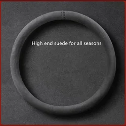 Alcantara Steering Wheel Cover Interior Accessories for Toyota Estima Prado Yaris Camry Corolla
