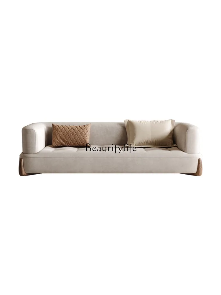 

Italian minimalist bedside stool bedroom bedside small sofa hotel high-end