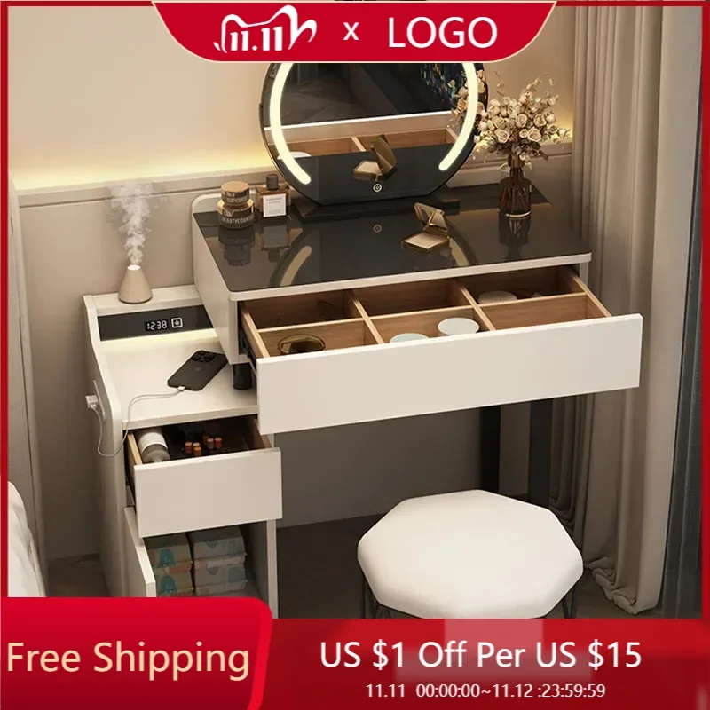 Necklace Compact Dressing Table Study Balcony Cosmetics Postmodern Princess Vanity Table Terrace Penteadeira Trendy Furniture