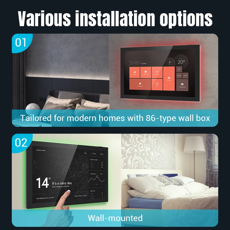 Gold Seller POE RK3576S 4+64GB 1280*800 10.1-Inch IPS All-In-One Home Automation Tablet PC Android 14 for Smart Home Business Fr