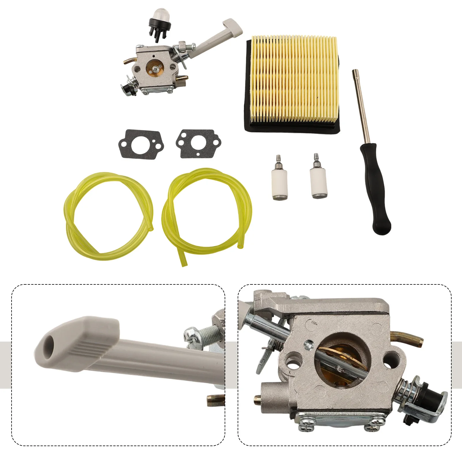High Performance Carburetor Kit Compatible with For BP42 185 for mph 510 Backpack Leaf Blower to Revitalize Equipment