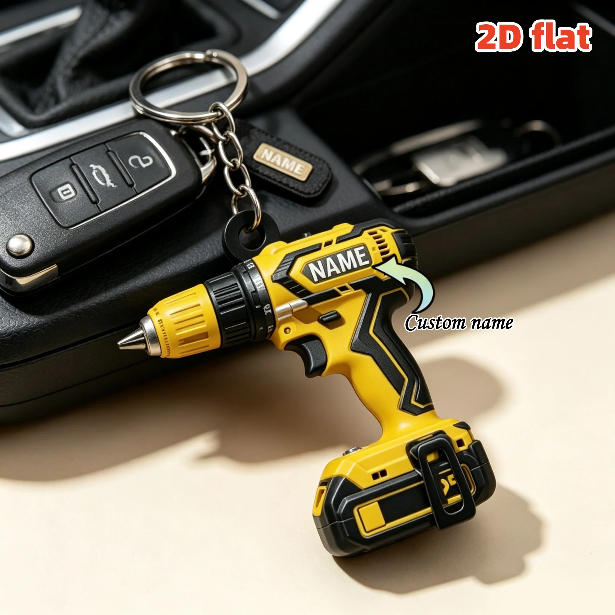 Portachiavi con Trapano Elettr - Power Tools Names recensione e prezzo