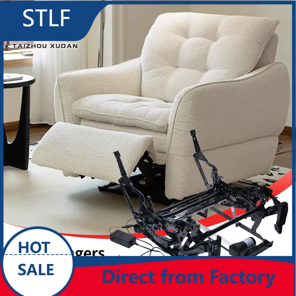 stlf  Popular Iron Extending Footrest Electric Recliner Mechanism Dining Chair Part Sofa Furniture Frame Modern