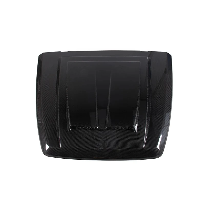 Dry Carbon Fiber Ver2 Front Engine Hood Bonnet Anti Scratch Decor Exterior Body Kit Parts Fit W464 G-Class