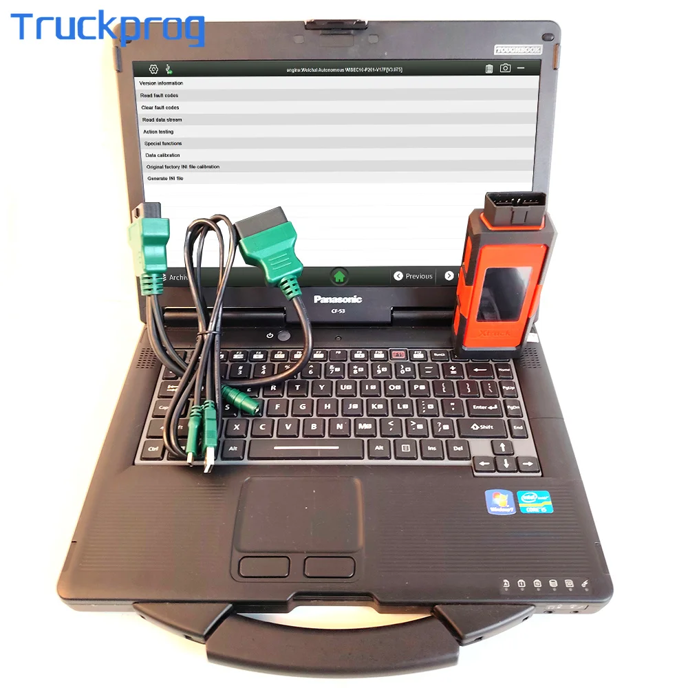 

X005 Plus CF53 Laptop Forced Regeneration of DPF Truck Diagnostic Tool for SHACMAN WEICHAI SINOTRUK CNHTC Howo DongFeng FAW