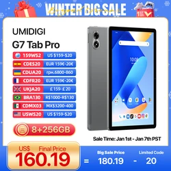 Tablet UMIDIGI G7 Tab Pro MTK Helio G99 Octa-Core 11