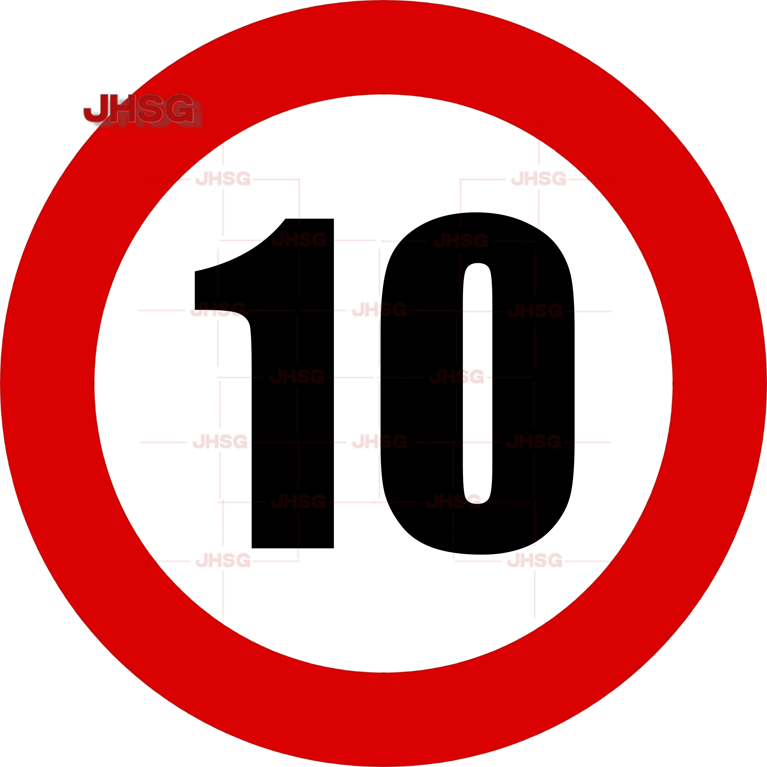 

Suitable for All Kinds of Car Creativity Fashion Color Pvc Speed Limit Sticker 10 20 30 40 50 60 70 80 90 Km/h Decorative Decals