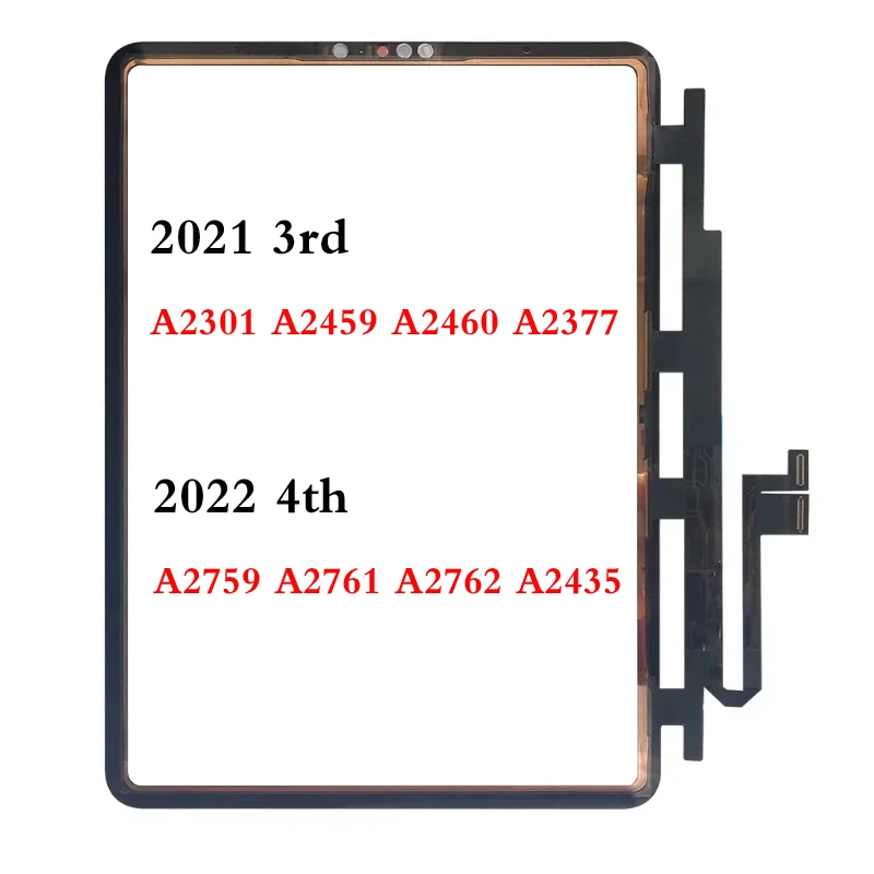 With OCA Touch for iPad Pro 11 pro11 2021 A2377 A2459 A2460 Touch Screen Front Glass Replace for Pro 11 2022 A2435 A2761 A2762 - Image 2