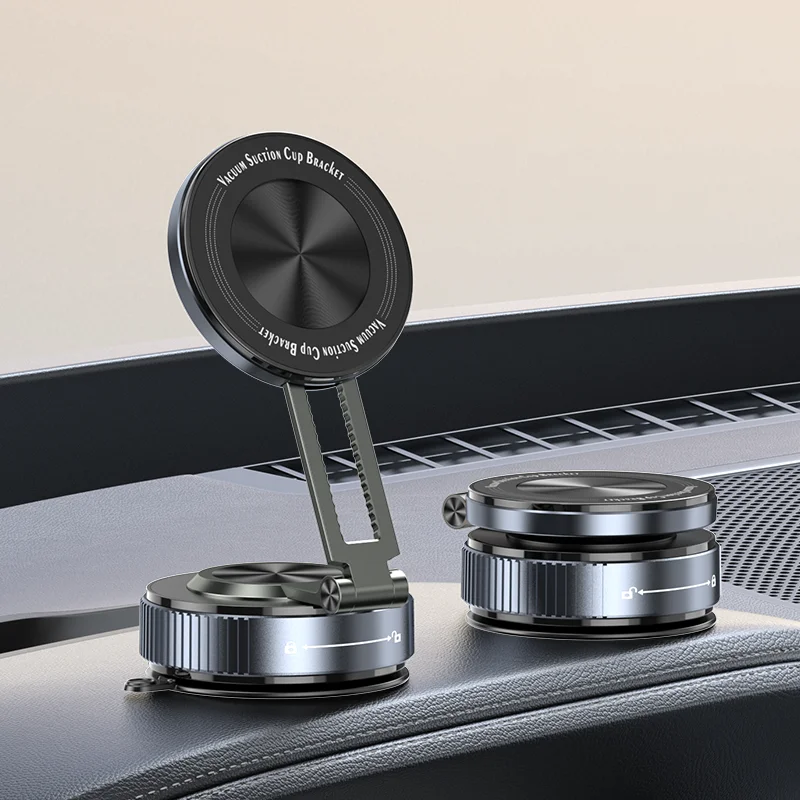 

New Magnetic Phone Holder,Foldable Telescopic Stand,Upgraded Nano Gel Suction Cup Phone Bracket For Your Car/Gym/Mirror