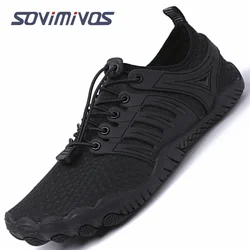 Men's Trail Running Shoes, Lightweight Athletic Zero Drop Barefoot Shoes Non Slip Outdoor Walking Minimalist Shoes for Women