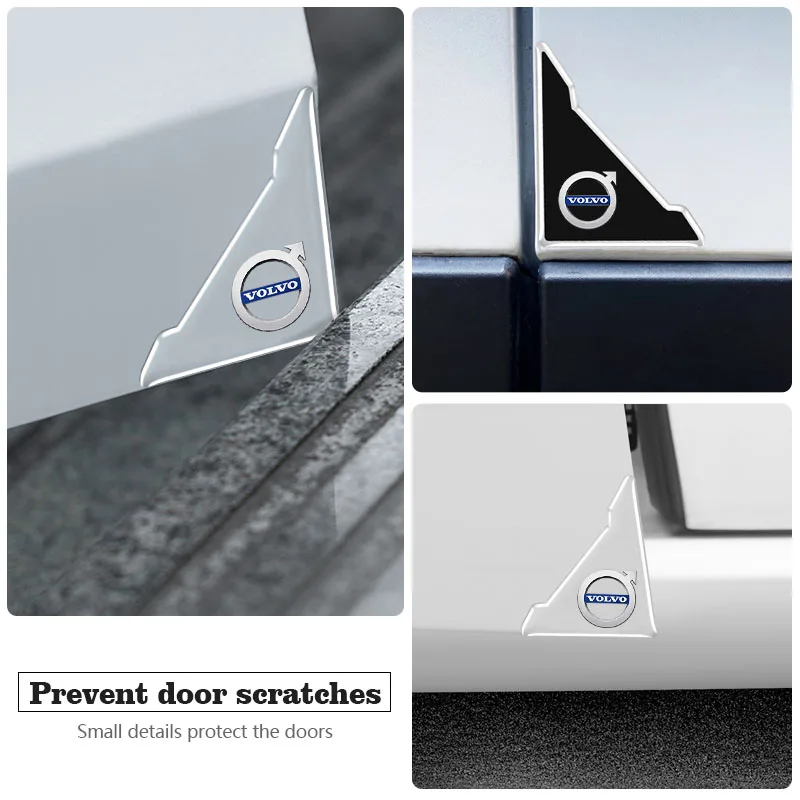 

4Pcs Car Door Protection Sticker Dash-proof Buffer Adhesive For Volvo XC90 V90 V60 XC60 V40 S80 S60 S90 C40 XC40 V70 XC70 C30 C7