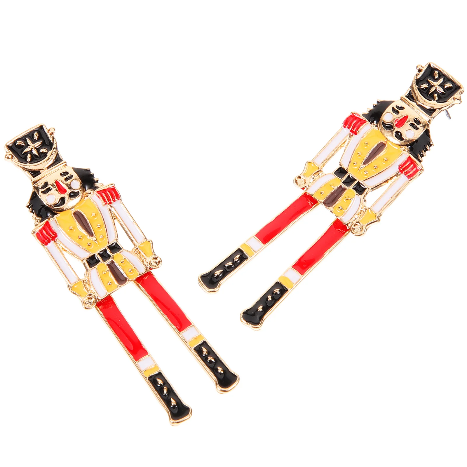 

1Pair Nutcracker Earrings for Women Trendy Stud Earrings Minimalist Design Fashion Accessory Pairs Well with Any Outfit for Any