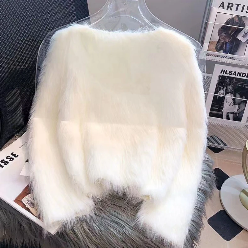 Knitted Cardigan Women Sweet Autumn Tender Gentle Aesthetic French Style All-match V-neck Classic Streetwear Females Clothing
